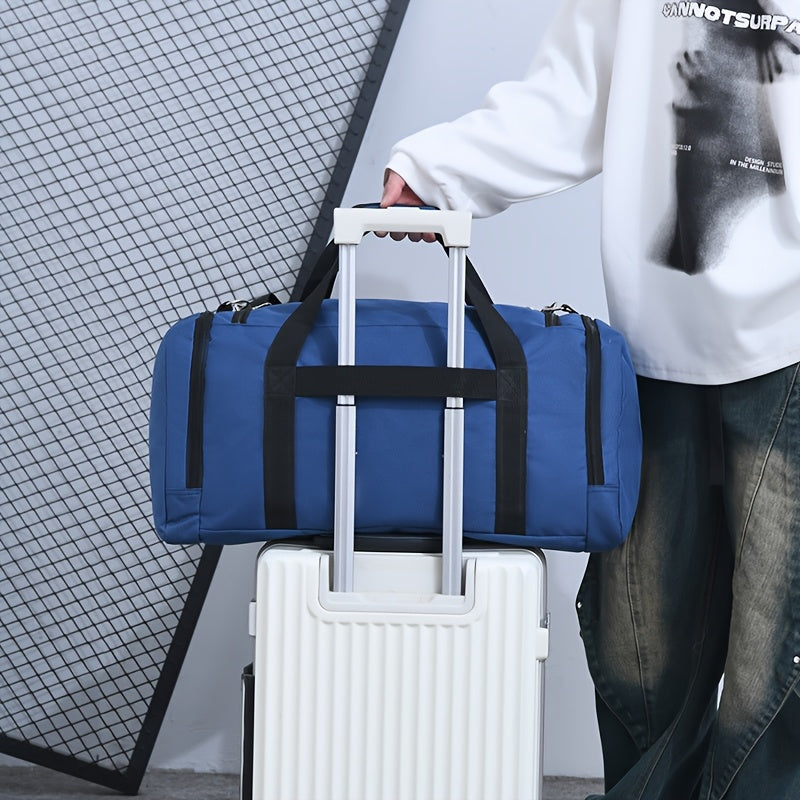 Sports Handheld Fitness Bag with Shoe Compartment – Large Capacity Travel &amp; Gym Bag