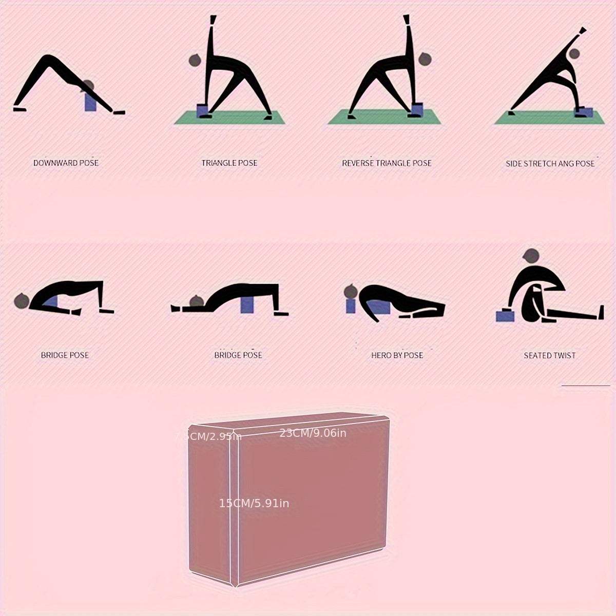 Yoga Blocks and Stretch Strap Set – Support for Every Practice