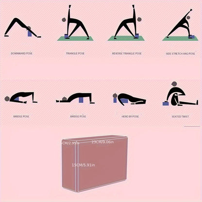 Yoga Blocks and Stretch Strap Set – Support for Every Practice