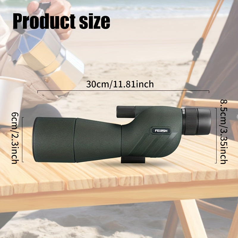 25–75x60 HD Spotting Scope with Tripod & Phone Mount – Long Range Birdwatching & Target Viewing