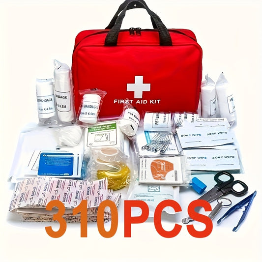 Portable First Aid and Emergency Survival Kit