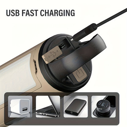 Rechargeable LED Folding Camping Light with 6 Modes and Battery Display