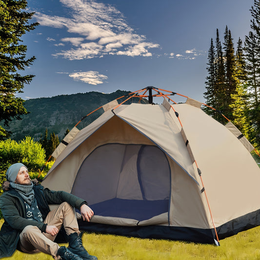 4-Person Family Camping Tent – Quick Setup and Durable Shelter