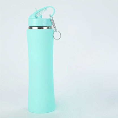 Slim-Fit Stainless Steel Insulated Water Bottle – Large Capacity Sports Flask