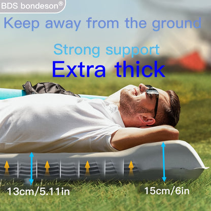 Single-Person Self-Inflating Camping Mattress – Extra-Thick &amp; Portable