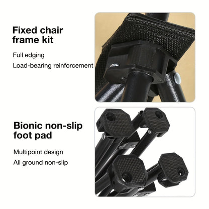 Ultra-Lightweight Portable Folding Chair – High Back with Padded Seat