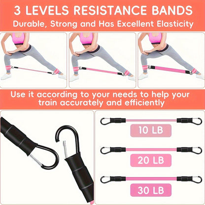 Medium Resistance Band Set – Ankle &amp; Glute Training for Women