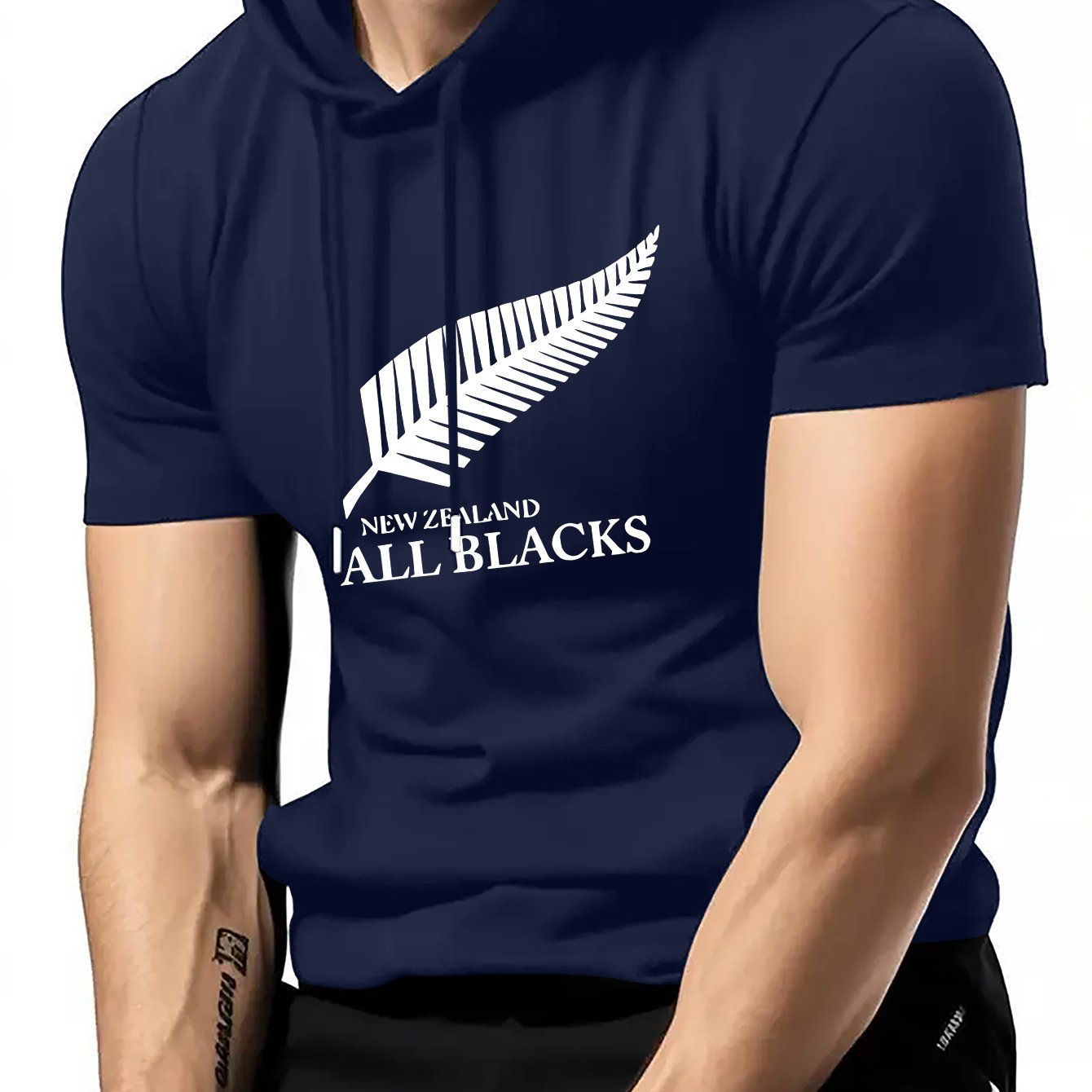 Men’s Rugby Hooded T-Shirt