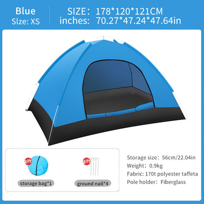 Instant Pop-Up Camping Tent for 1–2 People – Lightweight and Portable Shelter