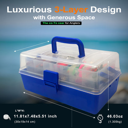 Mixed Color Fishing Accessories Kit – Lures & Tools for Saltwater & Freshwater