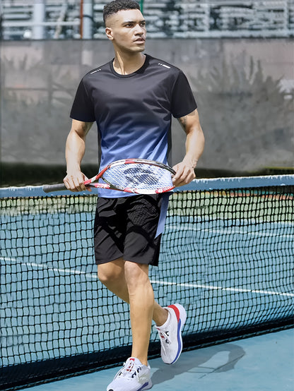 Men’s Summer Sports Set – Short Sleeve &amp; Shorts