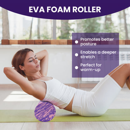 High-Density Foam Roller for Deep Tissue Massage &amp; Recovery