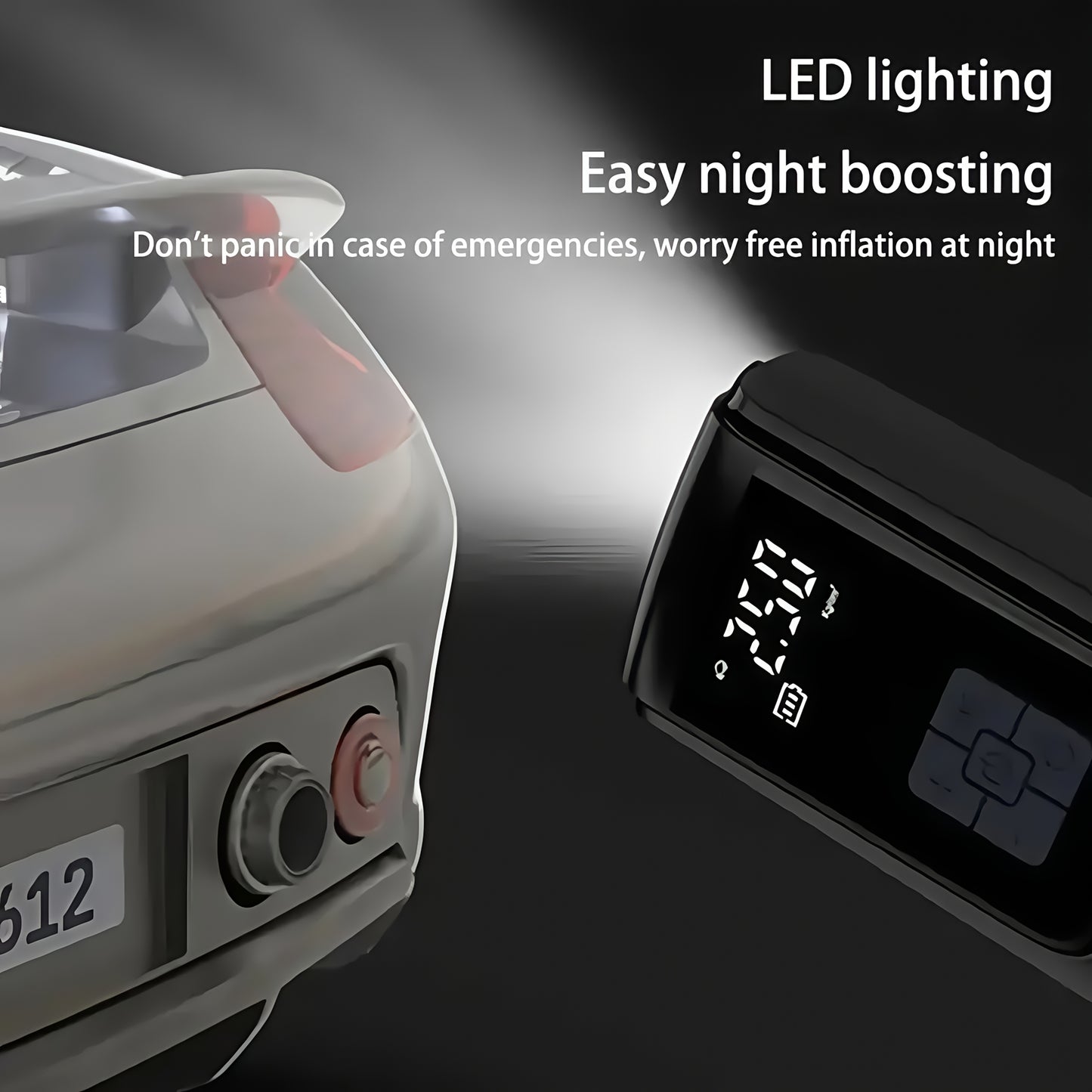 Portable USB Rechargeable Electric Air Pump – Semi-Automatic Inflatable Kayak Pump