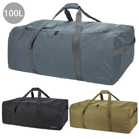 100L Extra Large Travel &amp; Sports Duffle Bag – Black