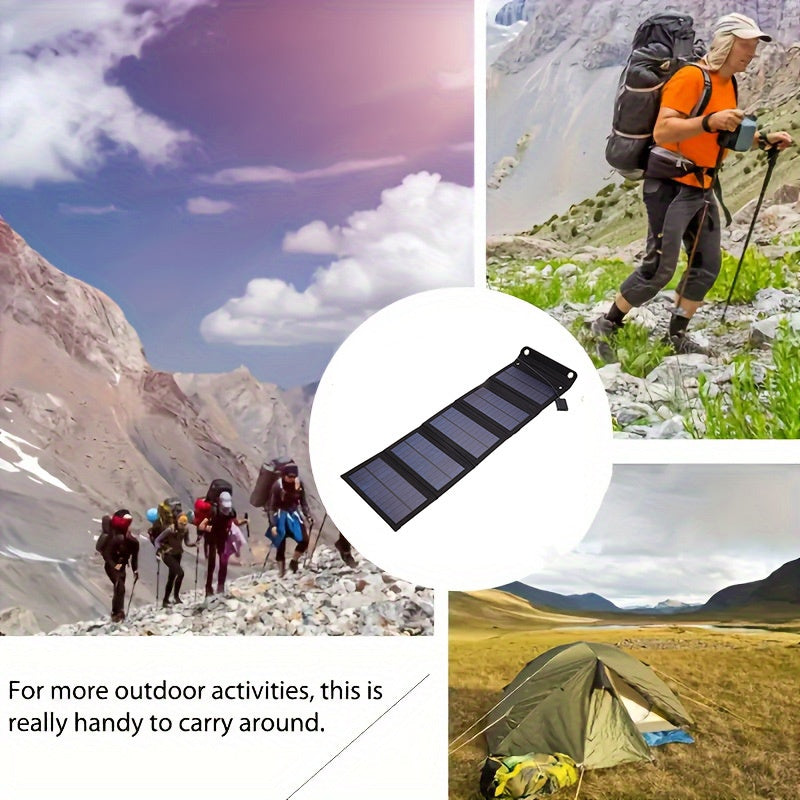 60W Foldable Solar Panel Charger with USB Output