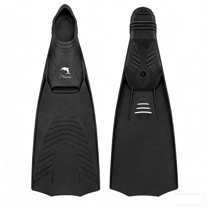 Mid-Length Full-Foot Swimming & Snorkeling Fins – Rubber & PP – Mixed Color