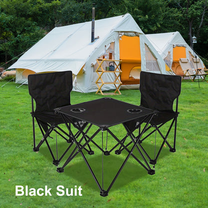 Portable Folding Table and Chair Set – Outdoor Camping &amp; Leisure
