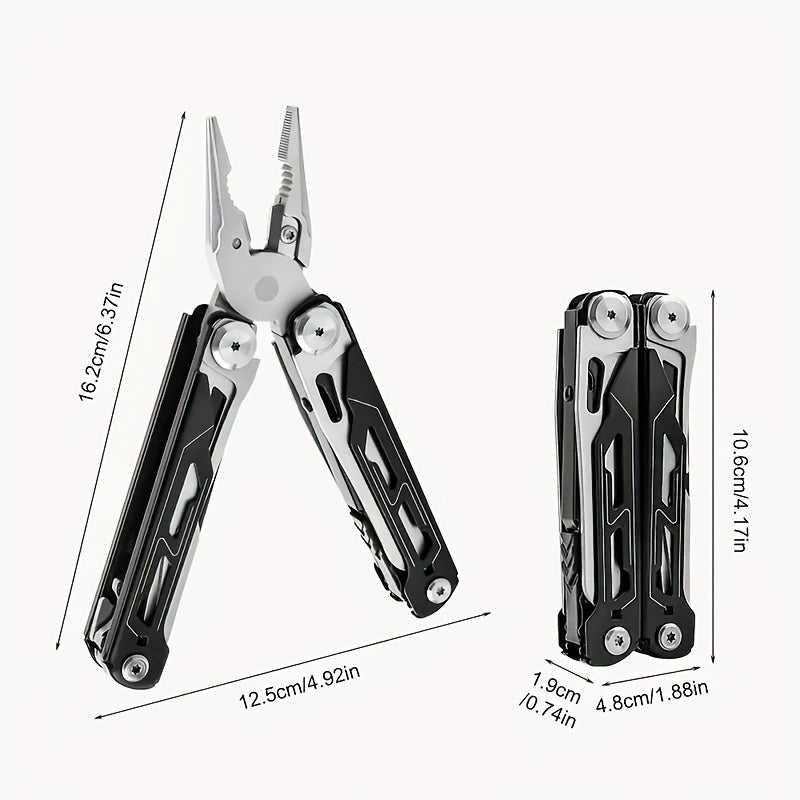 17-in-1 Multi-Tool Pliers – Compact and Versatile Outdoor Tool