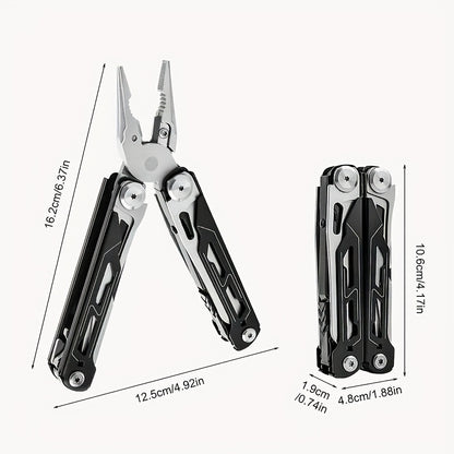 17-in-1 Multi-Tool Pliers – Compact and Versatile Outdoor Tool