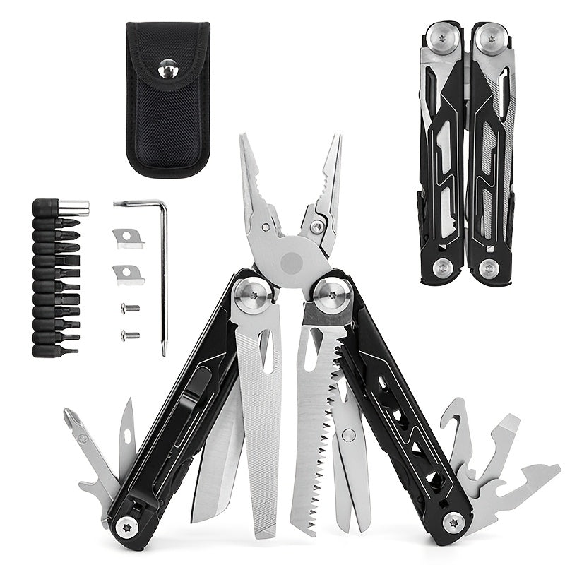 28-in-1 Multitool Pliers – Versatile Outdoor and Survival Tool