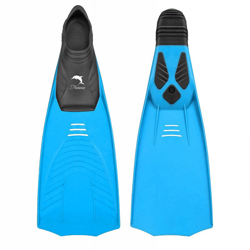 Mid-Length Full-Foot Swimming & Snorkeling Fins – Rubber & PP – Mixed Color