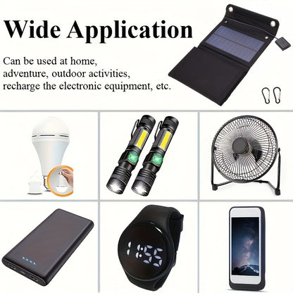 60W Foldable Solar Panel Charger with USB Output