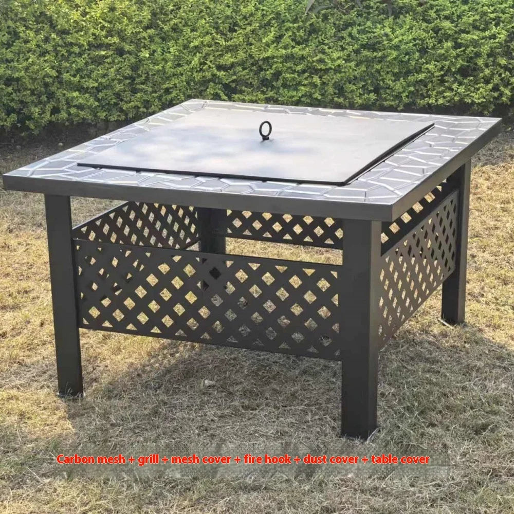 Large Multifunctional Charcoal BBQ Grill