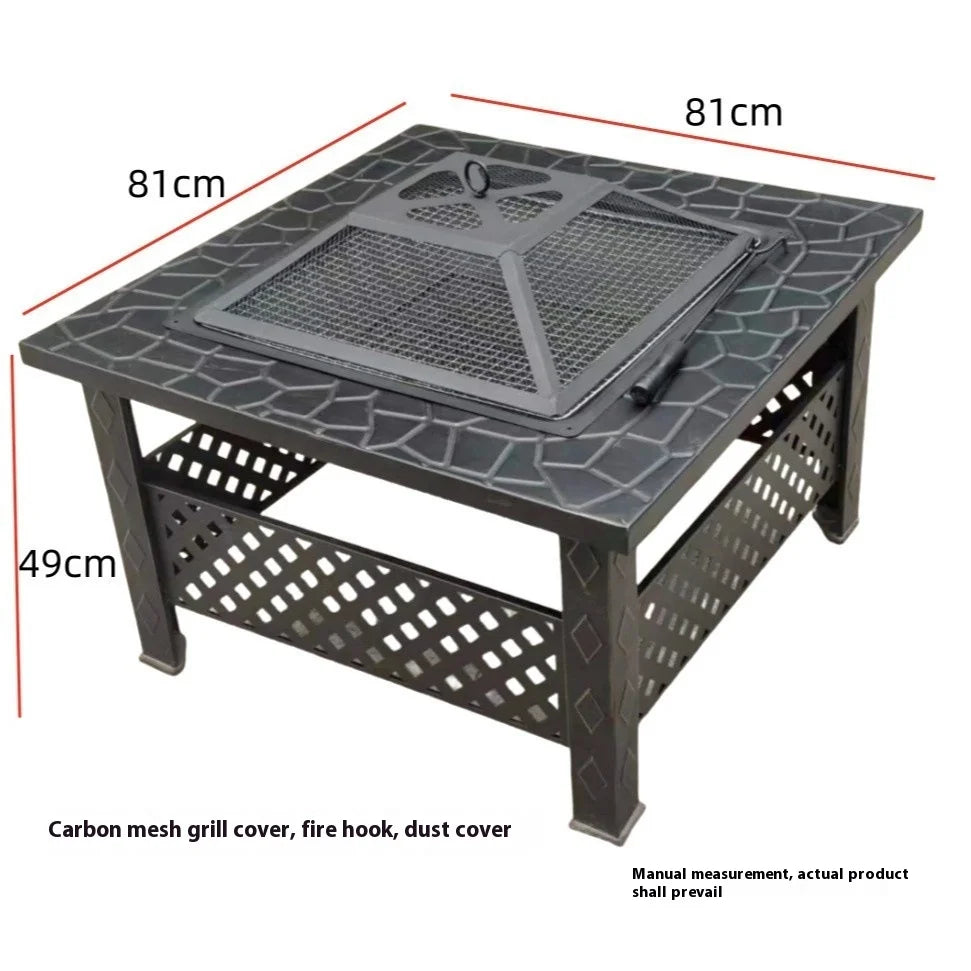 Large Multifunctional Charcoal BBQ Grill