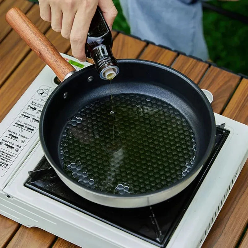 Portable Outdoor Camping Frying Pan – Multifunctional