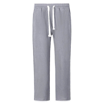 Men’s Casual Cotton-Linen Yoga Pants