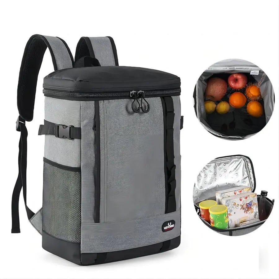 24L Portable Thermal Lunch Bag – Waterproof Cooler for Camping &amp; Outdoor Meals