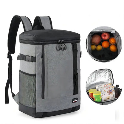 24L Portable Thermal Lunch Bag – Waterproof Cooler for Camping &amp; Outdoor Meals