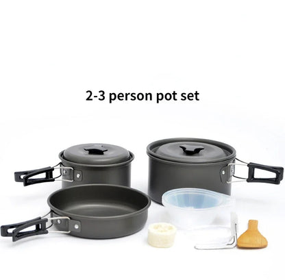 Lightweight Camping Cookware Set – 1 to 7 People