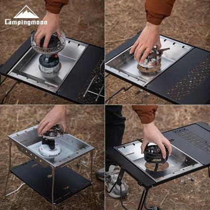 Stainless Steel Furnace Frame Plate – Korean Style