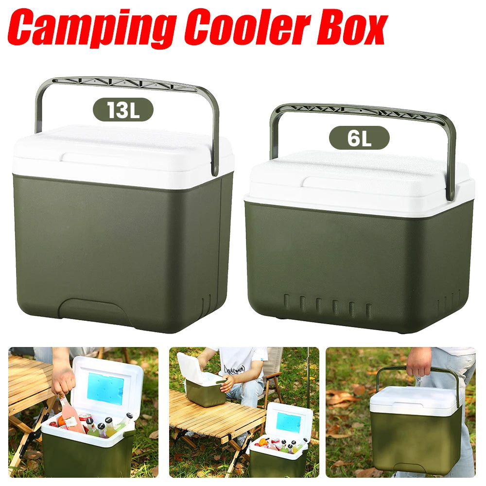 13L Portable Cooler Box – Camping &amp; Outdoor Food Storage