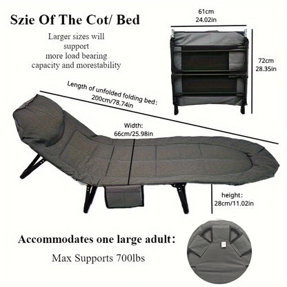 Portable Camping Cot – Lightweight &amp; Sturdy Outdoor Bed