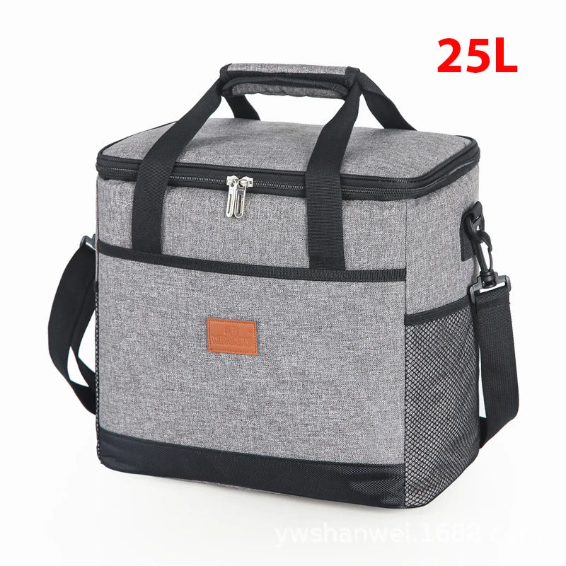 15L/25L Insulated Cooler Bag – Portable Lunch &amp; Outdoor Food Storage