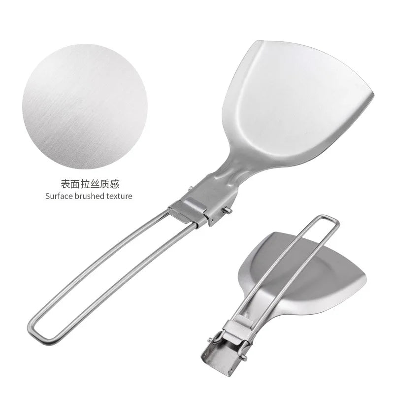 Camping Folding Cooking Tool Set – Stainless Steel