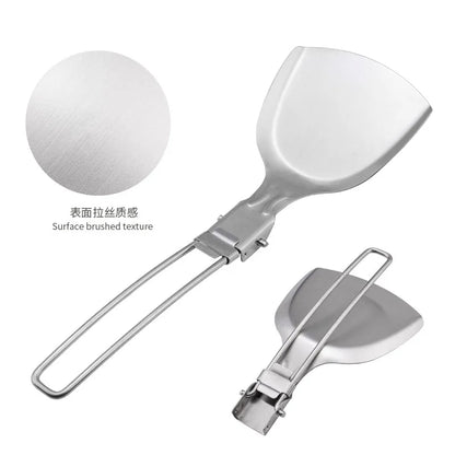 Camping Folding Cooking Tool Set – Stainless Steel