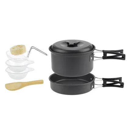 Lightweight Camping Cookware Set – 1 to 7 People