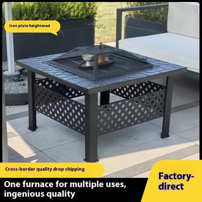 Large Multifunctional Charcoal BBQ Grill