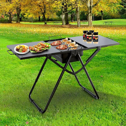Folding Portable Barbecue Table