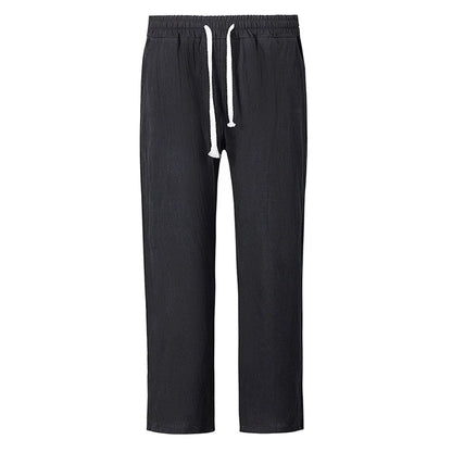 Men’s Casual Cotton-Linen Yoga Pants