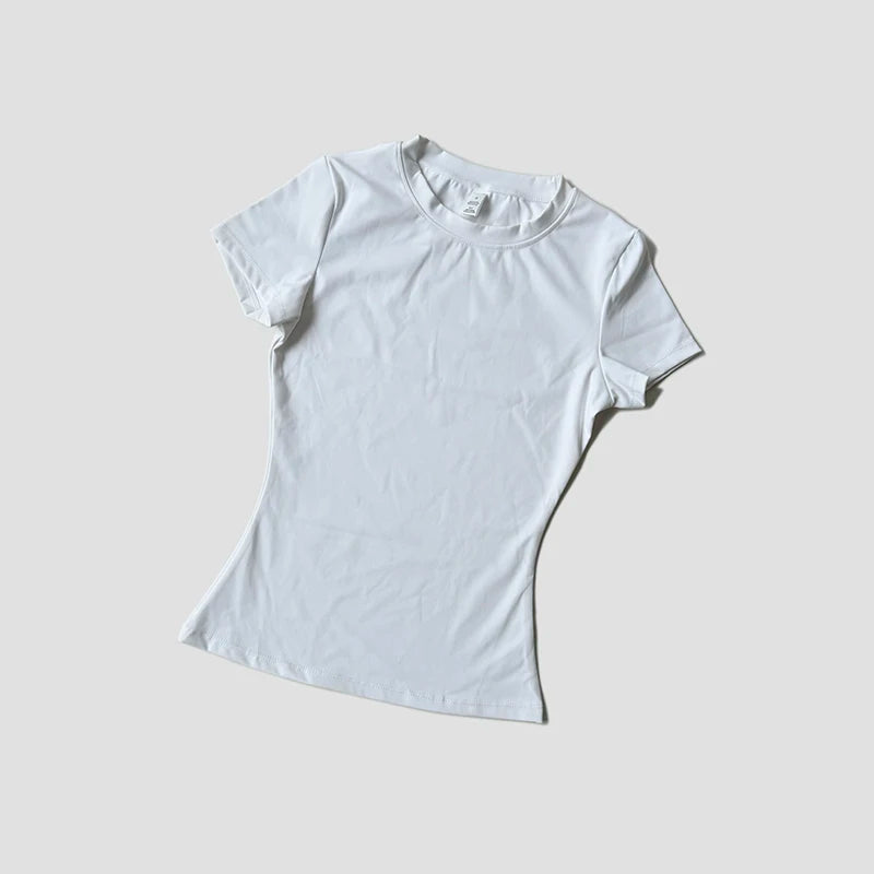 Women’s Seamless Yoga Top – Short Sleeve