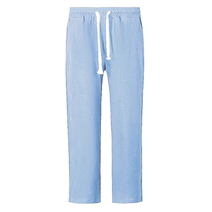 Men’s Casual Cotton-Linen Yoga Pants