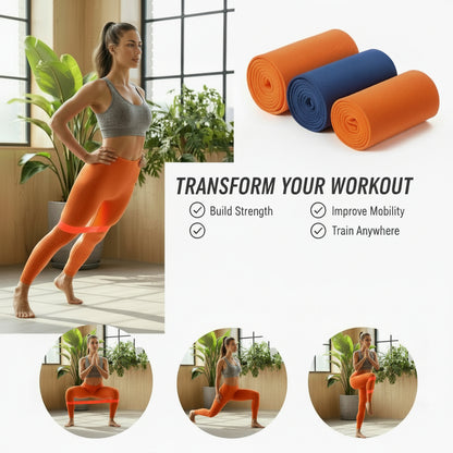 4-in-1 Foam Roller Set with Massage Stick, Trigger Point Ball, and Stretch Band for Muscle Recovery and Yoga
