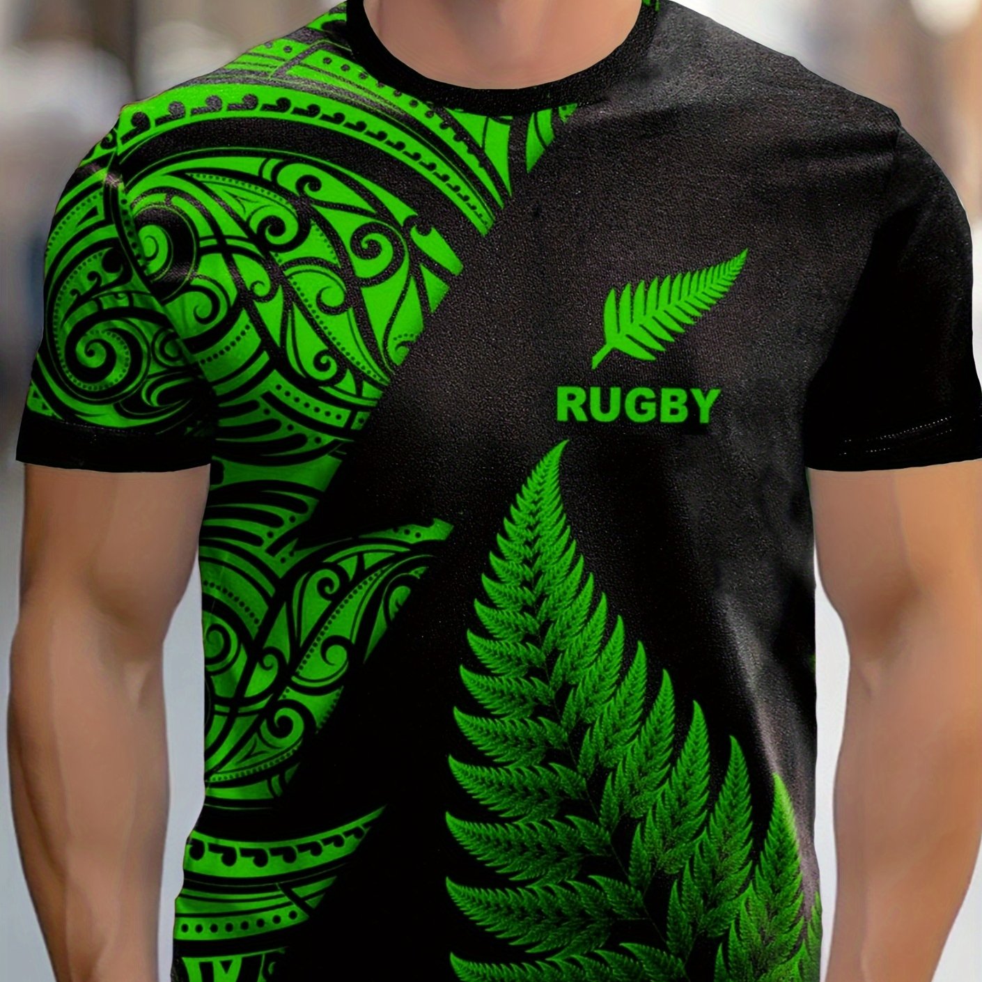 Men’s Graphic Rugby T-Shirt