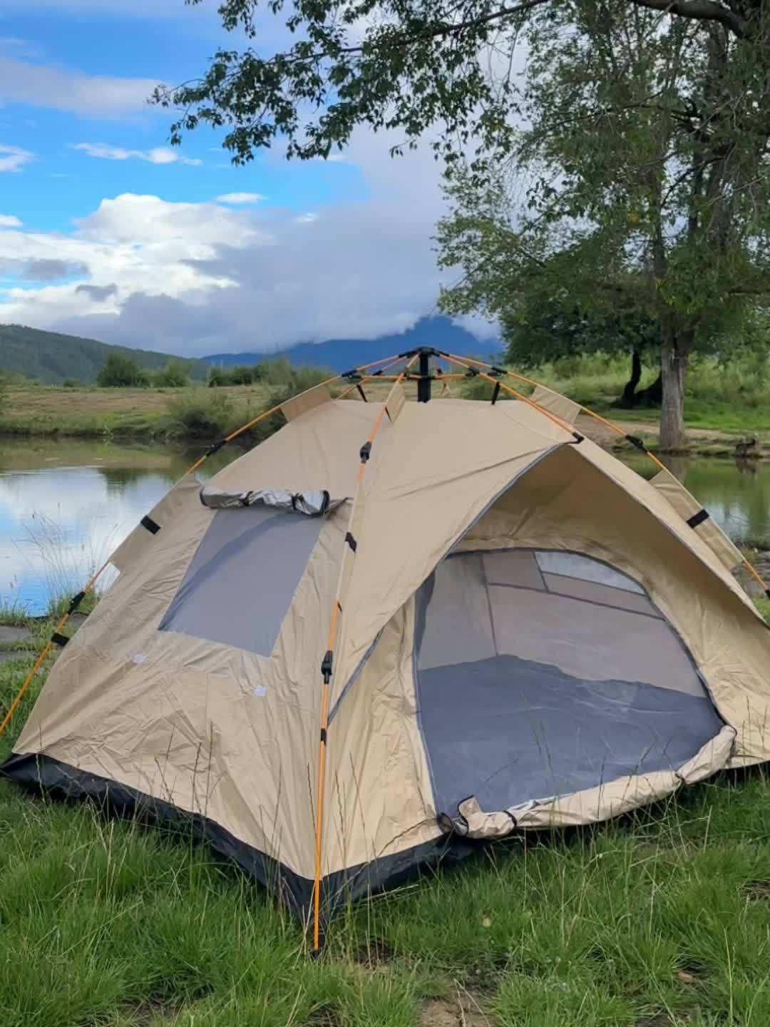 4-Person Family Camping Tent – Quick Setup and Durable Shelter