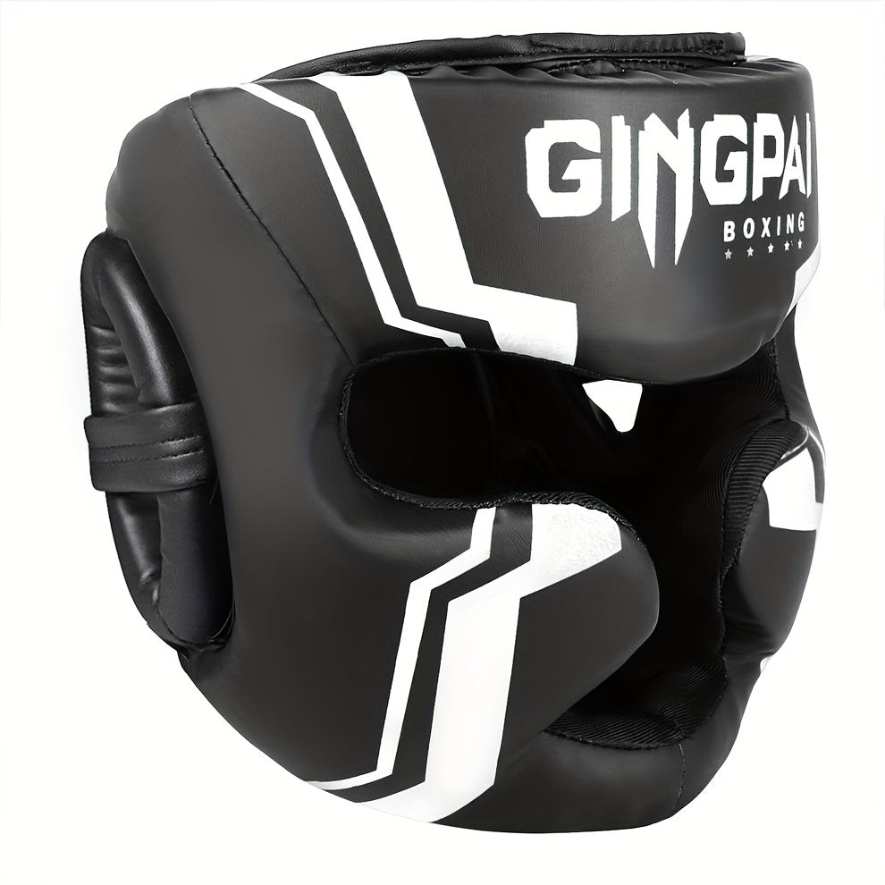 Professional Boxing Head Guard – Thick PU Protection for Sparring & Muay Thai