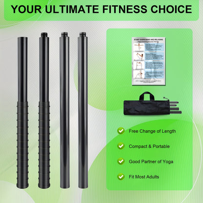 Collapsible Stainless Steel Yoga Stretch Bar